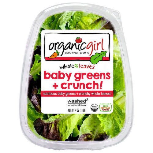 Organicgirl Baby Greens + Crunch!, Whole & Leaves