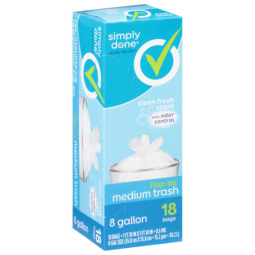 Medium Garbage Scented Bags Fresh Clean Scent