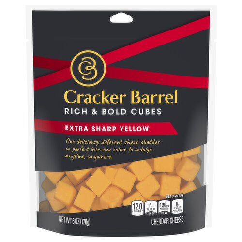 Cracker Barrel Cheese, Extra Sharp Yellow, Cheddar