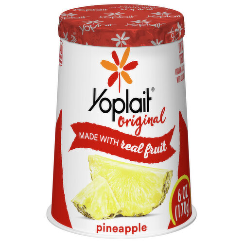 Yoplait Yogurt, Low Fat, Pineapple