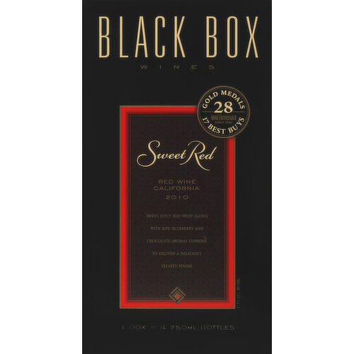 Black Box Red Wine, California, 2010