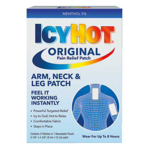 Icy Hot Pain Relief Patch, Arm, Neck & Leg