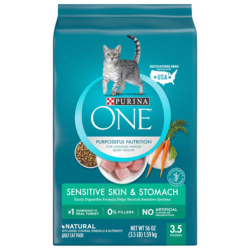Purina One ONE Cat Food Real Turkey