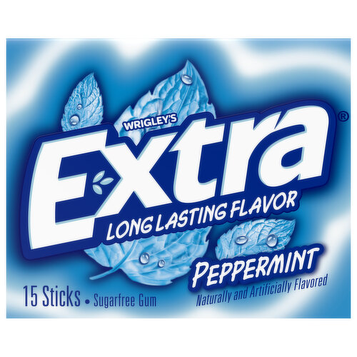 Extra Gum, Sugarfree, Peppermint