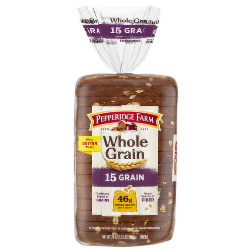 Estd. 1937. Better taste. Delicious blend of grains. We bake our bread with great taste and whole grain goodness!