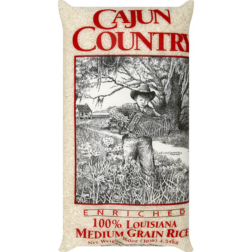 Cajun Country Rice, Enriched, Medium Grain, 100% Louisiana