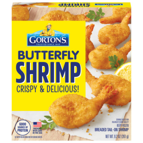 Gorton's Butterfly Shrimp, Breaded