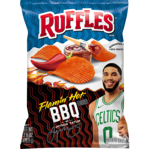 Ruffles Potato Chips, Flamin' Hot BBQ Flavored