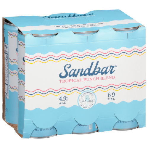 Sandbar Wine Water, Tropical Punch Blend