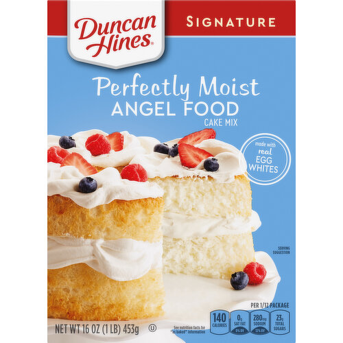 Duncan Hines Cake Mix, Angel Food, Perfectly Moist