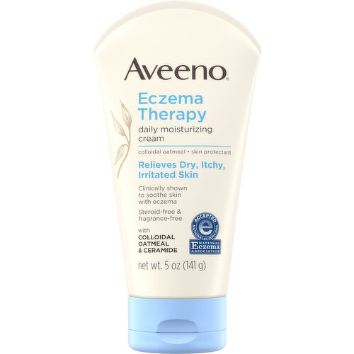 Aveeno Moisturizing Cream, Daily, Eczema Therapy