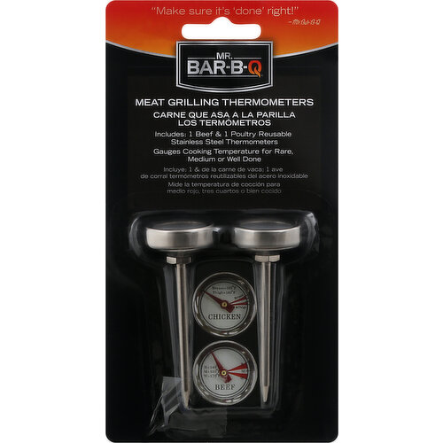 Mr Bar B Q Thermometers, Meat Grilling