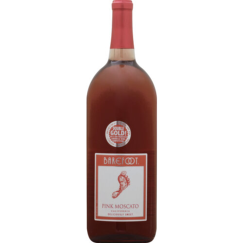 Barefoot Cellars Pink Moscato Wine 1.5L Bottle 