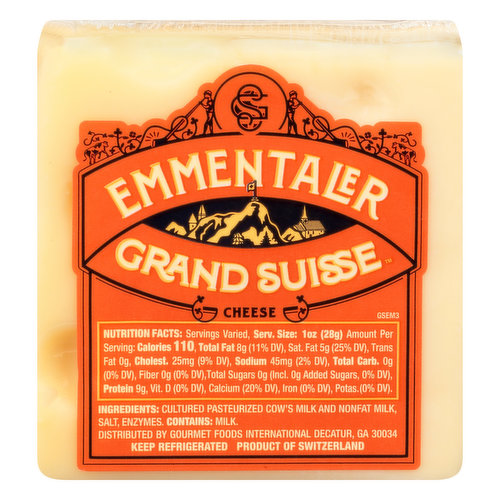 Grand Suisse Cheese, Emmentaler