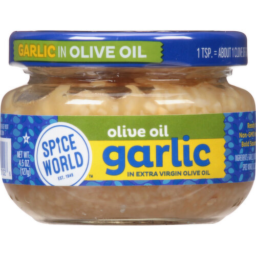 Spice World Garlic, Olive Oil, Minced