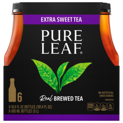 Pure Leaf Pure Leaf Real Brewed Tea Extra Sweet Tea 16.9 Fl Oz 6 Count