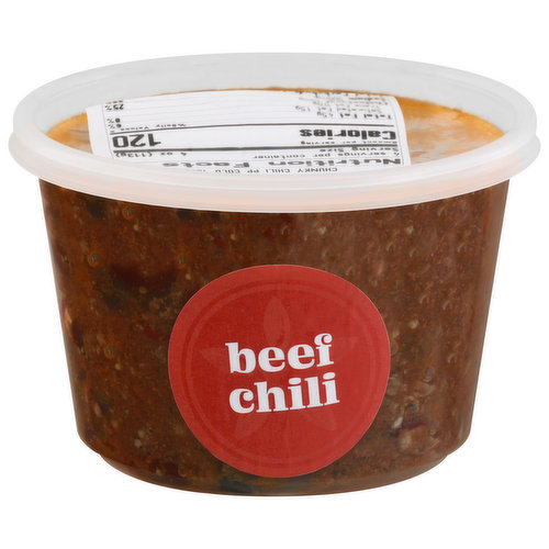 Brookshire's Beef Chili, Chunky, Cold