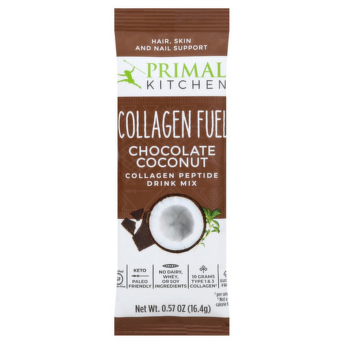 Primal Kitchen Drink Mix, Collagen Peptide, Chocolate Coconut