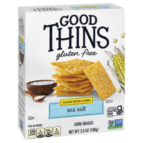 Good Thins Garden Veggie Rice Snacks Gluten Free Crackers, 3.5 oz