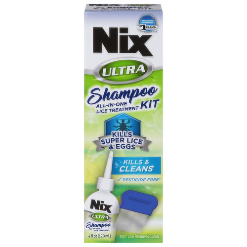 Nix Electronic Lice Comb, Instantly Kills Lice & Eggs and Removes From Hair