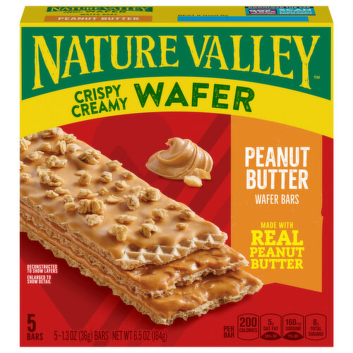 Nature Valley Wafer, Peanut Butter, Crispy Creamy