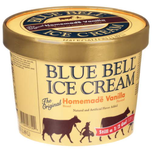 Blue Bell Homemade Vanilla Ice Cream - Shop Ice Cream at H-E-B