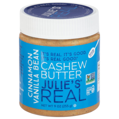 Julie's Real Cashew Butter, Cinnamon Vanilla Bean
