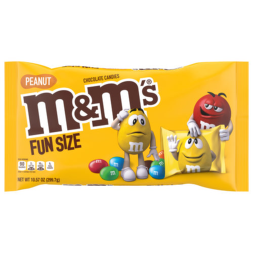 M&M's Chocolate Candies, Peanut, Family Size - 19.20 oz