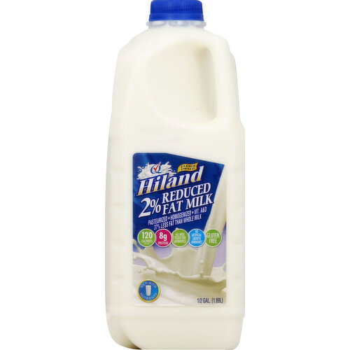 Hiland Milk, Reduced Fat, 2% Fat Milk
