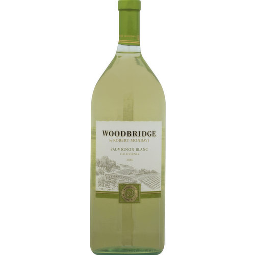Woodbridge by Robert Mondavi. In 1979, Robert Mondavi founded Woodbridge Winery near his childhood home of Lodi, California to craft fine wines for everyday enjoyment. Our Sauvignon Blanc showcases delicate floral aromas with flavors of lime and tropical fruit with a crisp finish. Wine to me is passion. It's family and friends. It's warmth of heart and generosity of spirit. - Robert Mondavi. www.woodbridgewines.com. Alc. 12.0% by vol. Vinted & bottled by Woodbridge Winery, Acampo, CA.