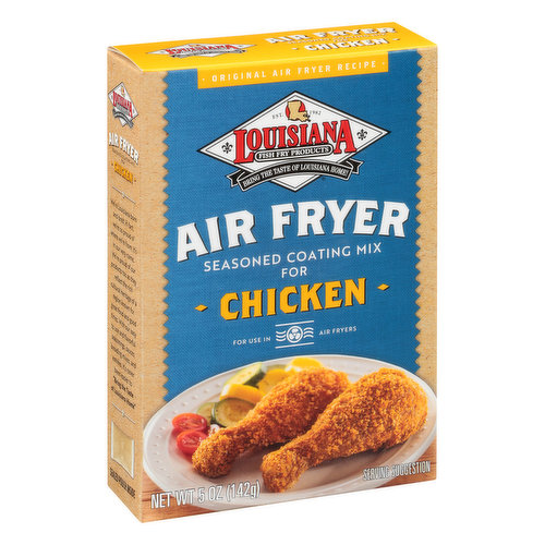 Louisiana Fish Fry Products Seasoned Coating Mix, Chicken