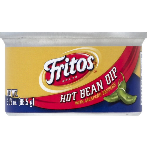 Fritos Dip, Bean, Hot, with Jalapeno Peppers