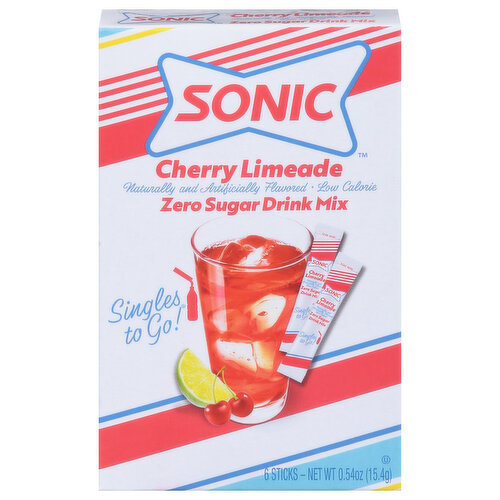 Sonic Drink Mix, Cherry Limeade, Zero Sugar