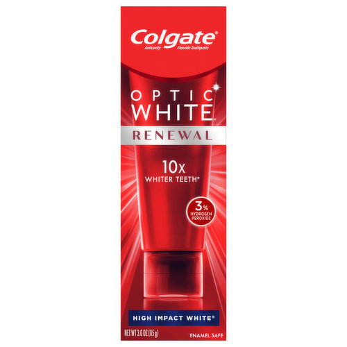 Colgate Toothpaste, High Impact White, Renewal