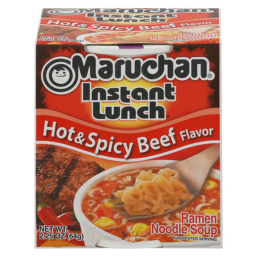 Maruchan Ramen Noodle Soup, Hot & Spicy Beef Flavor