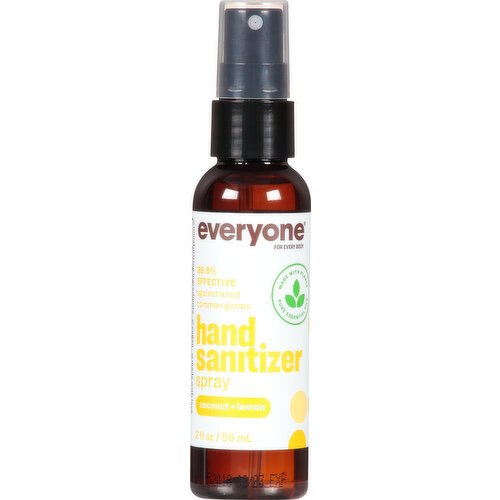 Everyone Hand Sanitizer Spray, Coconut + Lemon