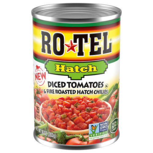 Ro-Tel Tomatoes, Diced, Hatch