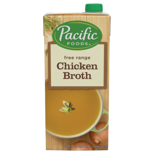 Pacific Foods Broth, Chicken, Free Range