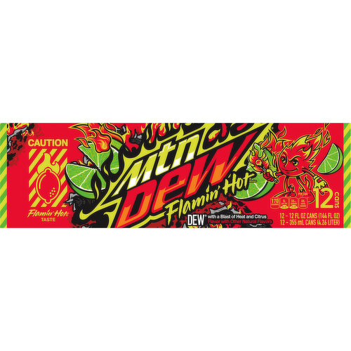 Mtn Dew Soda, Flamin' Hot