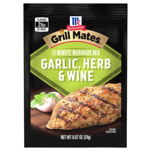 McCormick Grill Mates Garlic, Herb & Wine Marinade Seasoning Mix
