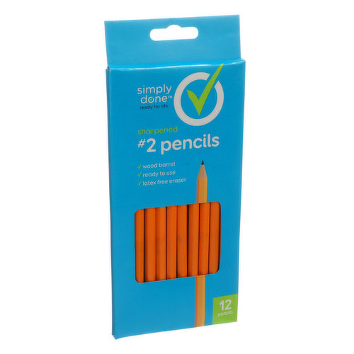 Pen+Gear Sharpened Colored Pencils, 12 Count 