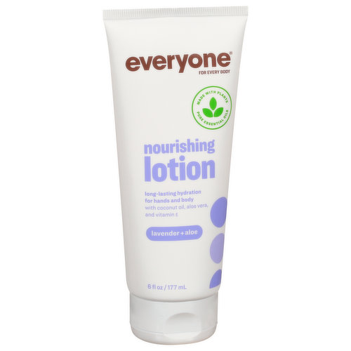 Everyone Lotion, Nourishing, Lavender + Aloe