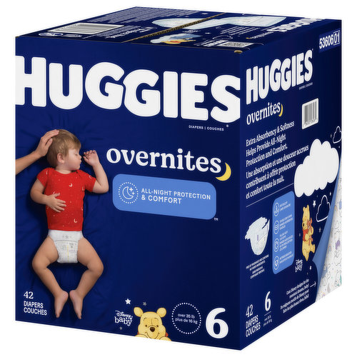 Huggies Diapers, Size 6 (Over 35 lb), Disney Baby - 42 diapers