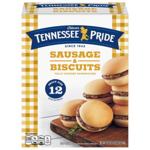 Since 1943. Fully cooked sandwiches. 12 snack size in 6 stay-fresh twin packs. With easy-open wrapper!
