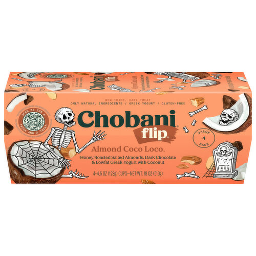 Yogurt, Greek, Almond Coco Loco, Value 4 Pack
