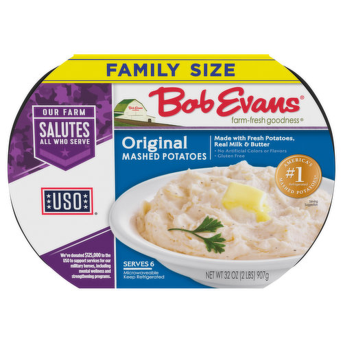 Bob Evans Mashed Potatoes, Original, Family Size