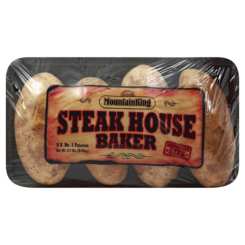 Mountain King Potatoes, Steak House Baker, Restaurant Size