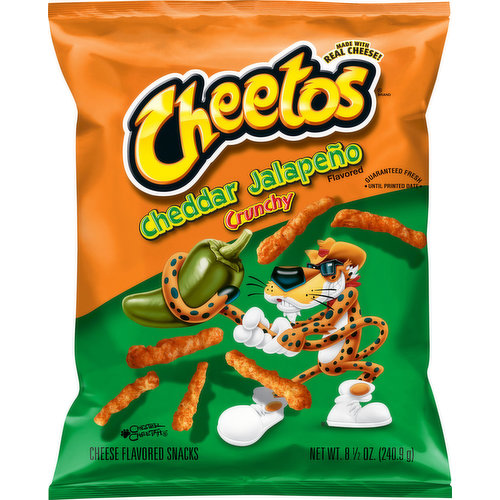 Cheese Flavored Snacks, Cheddar Jalapeno, Crunchy