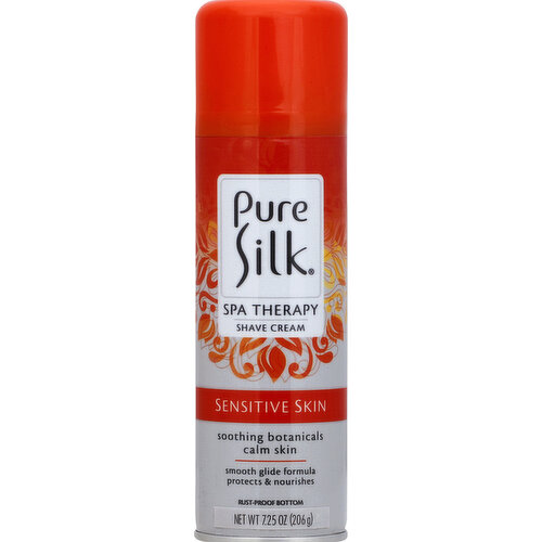 Pure Silk Shave Cream, Sensitive Skin