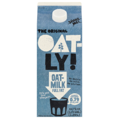 Oatly Oat-Milk, 100% Vegan, Milk Alternatives